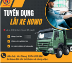 Tuyển dụng lái xe ben HOWO